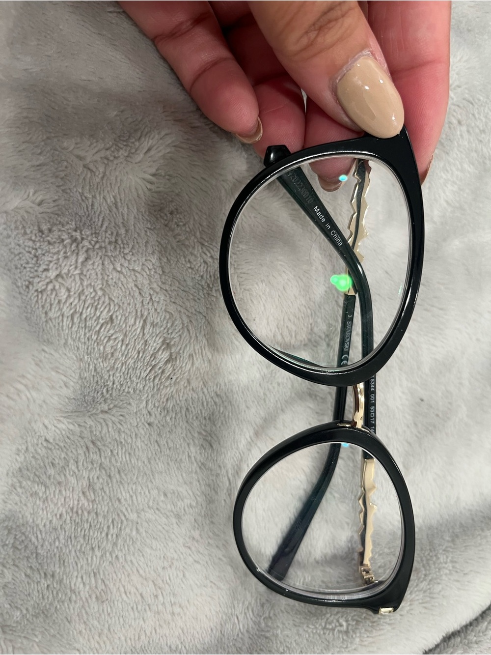 Cat eye svwarski eyeglasses
